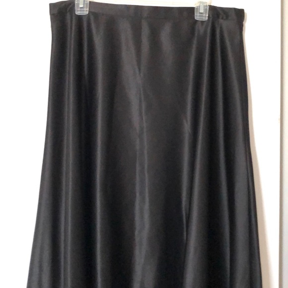 long satin evening skirts